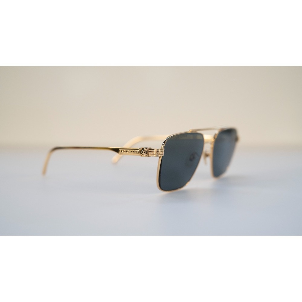LOUIS VUITTON Z1267E Sunglasses Gold LV Ash Sunglasses - Picture 7 of 12
